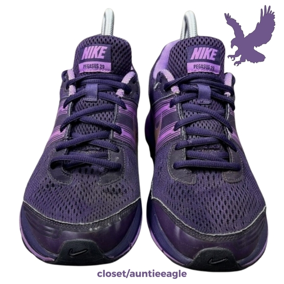 Nike Women's Air Zoom Pegasus 29 Purple Running Sneakers Shoes Size 9 - Picture 2 of 10